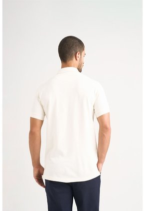 Polo Casual Algodón Para Hombre Cremallera Polo Casual Algodón Para Hombre Cremallera Crema XL VÉLEZ