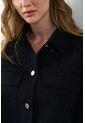 Chaqueta Cropped Holgada Para Mujer Tritón Chaqueta Cropped Holgada Para Mujer Tritón Negro M VÉLEZ de Vélez