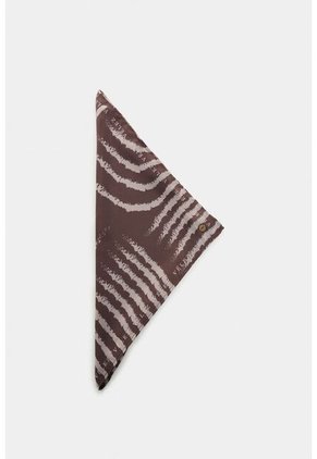 Pañuelo Pequeño Satinado Estampado Para Mujer Tessa Pañuelo Pequeño Satinado Estampado Para Mujer Tessa Cafe XS VÉLEZ