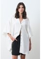 Vestido Sereno Para Mujer Manga Murciélago Vestido Sereno Para Mujer Manga Murciélago Crema 10 VÉLEZ de Vélez