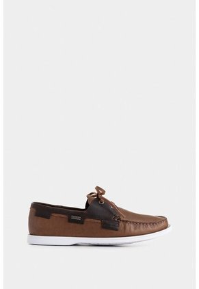 Zapatos Cordón De Cuero Contrastes Zapatos Cordón De Cuero Contrastes Tabaco 41 VÉLEZ