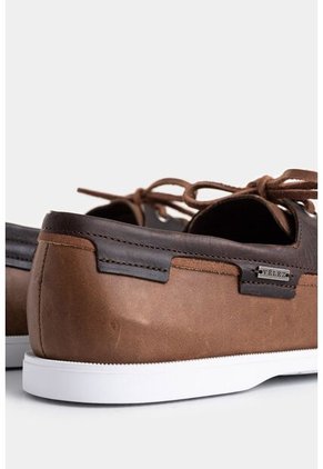 Zapatos Cordón De Cuero Contrastes Zapatos Cordón De Cuero Contrastes Tabaco 41 VÉLEZ