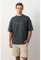 Camiseta Relaxed Fit Para Hombre Camiseta Relaxed Fit Para Hombre Gris Pistola XL VÉLEZ de Vélez