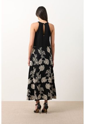 Vestido Escote Halter Para Mujer Almaris Vestido Escote Halter Para Mujer Almaris Negro 12 VÉLEZ