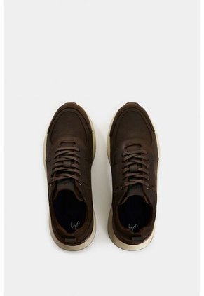 Tenis De Cuero Para Hombre Ibisa Tenis De Cuero Para Hombre Ibisa Cafe 42 VÉLEZ