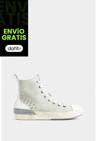 Tenis Bota En Cuero Gamuza Para Mujer Paraíso Tenis Bota En Cuero Gamuza Para Mujer Paraíso Blanco 36 VÉLEZ Vélez