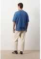 Camiseta Relaxed Fit Para Hombre Camiseta Relaxed Fit Para Hombre Azul XS VÉLEZ de Vélez