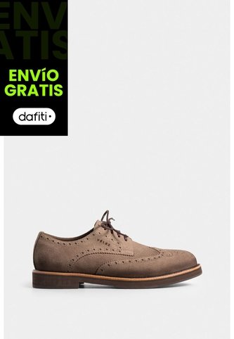 Zapatos De Cordón Alessio De Cuero Gamuza Para Hombre Efecto Escribiente Zapatos De Cordón Alessio De Cuero Gamuza Para Hombre Efecto Escribiente Arena 39 VÉLEZ Vélez