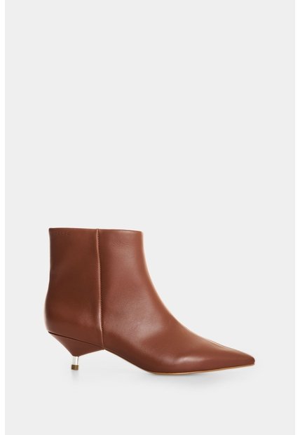 Botines De Cuero Para Mujer Pearl Botines De Cuero Para Mujer Pearl Miel 39 VÉLEZ