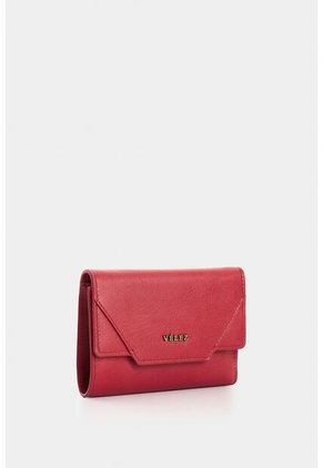 Billetera En Cuero Para Mujer Taupe Billetera En Cuero Para Mujer Taupe Rojo VÉLEZ
