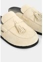 Suecos Tipo Mule En Cuero Para Mujer Tairu Suecos Tipo Mule En Cuero Para Mujer Tairu Crema 37 VÉLEZ de Vélez