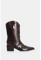 Bota Texana En Cuero Para Mujer Dino Bota Texana En Cuero Para Mujer Dino Vinotinto 34 VÉLEZ de Vélez