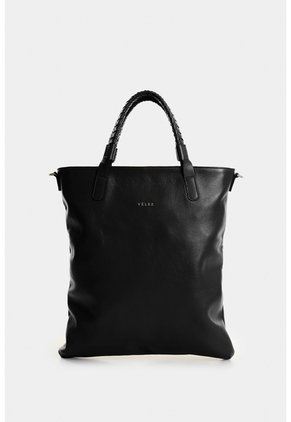 Shopping De Cuero Para Mujer Nómada Shopping De Cuero Para Mujer Nómada Negro VÉLEZ