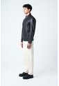 Chaqueta Bosa De Cuero Para Hombre Fit Semi Holgado Chaqueta Bosa De Cuero Para Hombre Fit Semi Holgado Negro S VÉLEZ de Vélez