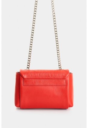 Manos Libres De Cuero Para Mujer Mini Lili Manos Libres De Cuero Para Mujer Mini Lili Rojo VÉLEZ