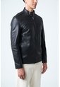 Chaqueta Bosa De Cuero Para Hombre Fit Semi Holgado Chaqueta Bosa De Cuero Para Hombre Fit Semi Holgado Negro S VÉLEZ de Vélez