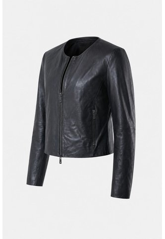 Chaqueta De Cuero Para Mujer Denver Chaqueta De Cuero Para Mujer Denver Negro M VÉLEZ Vélez