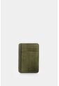 Porta Tarjetas Vértice De Cuero Para Hombre Detalle Rayas Porta Tarjetas Vértice De Cuero Para Hombre Detalle Rayas Verde Oliva VÉLEZ de Vélez