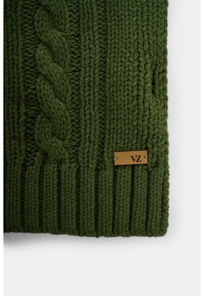Bufanda Tejida Para Hombre Sierra Bufanda Tejida Para Hombre Sierra Verde Oliva XS VÉLEZ