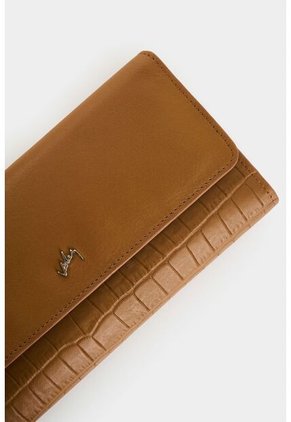 Porta Chequera Extravaganza De Cuero Para Mujer Grabado Porta Chequera Extravaganza De Cuero Para Mujer Grabado Miel VÉLEZ