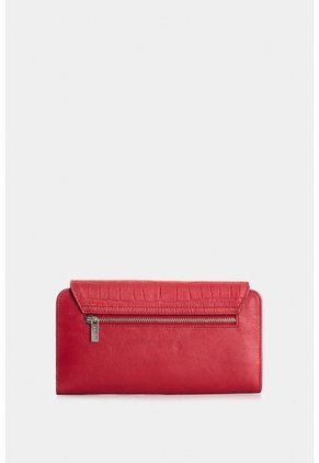 Porta Chequera De Cuero Para Mujer Colors Porta Chequera De Cuero Para Mujer Colors Rojo VÉLEZ