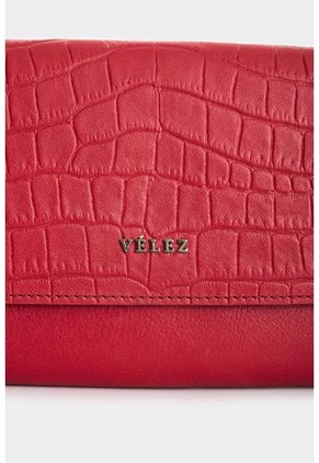 Porta Chequera De Cuero Para Mujer Colors Porta Chequera De Cuero Para Mujer Colors Rojo VÉLEZ