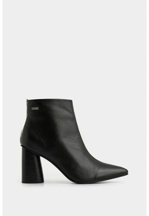 Botines Agata De Cuero Para Mujer Silueta Punta Botines Agata De Cuero Para Mujer Silueta Punta Negro 34 VÉLEZ