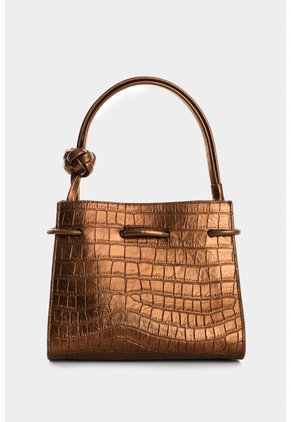 Manos Libres De Cuero Folia Para Mujer Aromia Manos Libres De Cuero Folia Para Mujer Aromia Bronce VÉLEZ