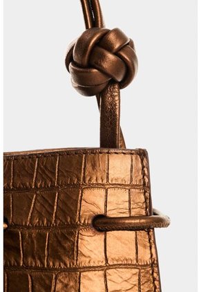 Manos Libres De Cuero Folia Para Mujer Aromia Manos Libres De Cuero Folia Para Mujer Aromia Bronce VÉLEZ