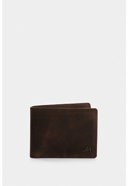 Billetera Terra De Cuero Para Hombre Interior Contraste Billetera Terra De Cuero Para Hombre Interior Contraste Cafe VÉLEZ