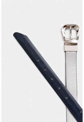 Cinturón Doble Faz Black Libertad De Cuero Grano Plata Cinturón Doble Faz Black Libertad De Cuero Grano Plata M VÉLEZ