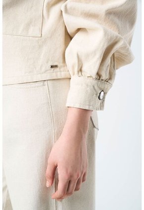 Chaqueta Ocaso Para Mujer Oversized Chaqueta Ocaso Para Mujer Oversized Crema XL VÉLEZ