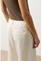 Pantalón Loa Palazzo Tiro Alto Para Mujer Pantalón Loa Palazzo Tiro Alto Para Mujer Crema 12 VÉLEZ de Vélez