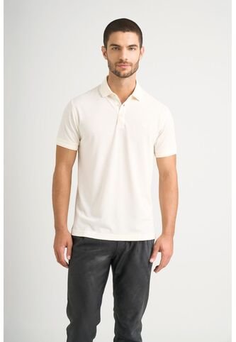 Polo Lucca Manga Corta Para Hombre Texturizada Polo Lucca Manga Corta Para Hombre Texturizada Crema L VÉLEZ Vélez