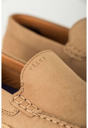 Mocasines Casuales De Cuero Para Hombre Inserto Yute Mocasines Casuales De Cuero Para Hombre Inserto Yute Arena 45 VÉLEZ