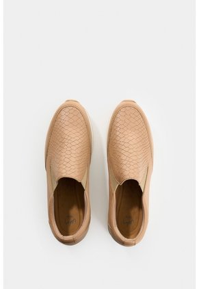 Mocasines De Cuero Grabado Para Mujer Zippa 2 Mocasines De Cuero Grabado Para Mujer Zippa 2 Arena 36 VÉLEZ