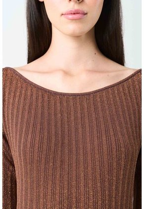 Vestido Tejido Silueta Ajustada Para Mujer Gael Vestido Tejido Silueta Ajustada Para Mujer Gael Bronce 12 VÉLEZ