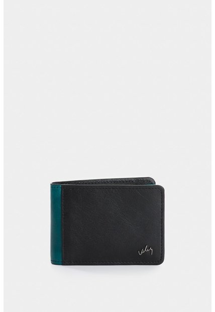 Billetera De Cuero Para Hombre Oroa Billetera De Cuero Para Hombre Oroa Negro VÉLEZ