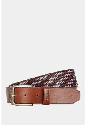Cinturón Unifaz De Cuero Y Cordón Para Hombre Ciruela Cinturón Unifaz De Cuero Y Cordón Para Hombre Ciruela Brandy 40 VÉLEZ