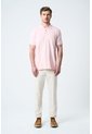 Polo Para Hombre Semi Fit Detalle Jacquard Polo Para Hombre Semi Fit Detalle Jacquard Rosado XL VÉLEZ de Vélez