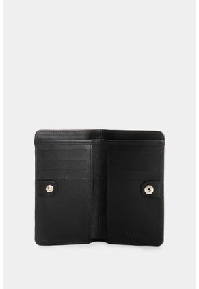 Billetera En Cuero Para Mujer Oslo Billetera En Cuero Para Mujer Oslo Negro VÉLEZ
