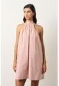 Vestido Mini Halter Para Mujer Lumbre Vestido Mini Halter Para Mujer Lumbre Natural 10 VÉLEZ de Vélez