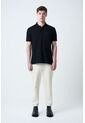 Polo Para Hombre Semi Fit Detalle Jacquard Polo Para Hombre Semi Fit Detalle Jacquard Negro XXL VÉLEZ de Vélez