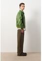 Chaqueta Bomber En Cuero Envejecido Para Hombre Chaqueta Bomber En Cuero Envejecido Para Hombre Verde M VÉLEZ de Vélez