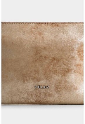 Cosmetiquera Lucía De Cuero Folia Para Mujer Herraje Multiusos Cosmetiquera Lucía De Cuero Folia Para Mujer Herraje Multiusos Dorado Vélez