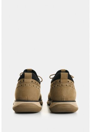 Zapatos Cordón Apolo De Cuero Para Hombre Detalles Deportivos Zapatos Cordón Apolo De Cuero Para Hombre Detalles Deportivos Kaky 41 VÉLEZ
