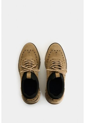 Zapatos Cordón Apolo De Cuero Para Hombre Detalles Deportivos Zapatos Cordón Apolo De Cuero Para Hombre Detalles Deportivos Kaky 41 VÉLEZ