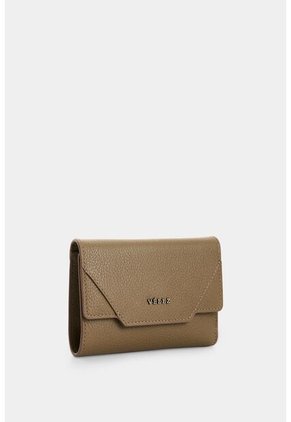 Billetera En Cuero Para Mujer Taupe Billetera En Cuero Para Mujer Taupe Tabaco VÉLEZ