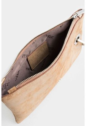 Cosmetiquera Lucía De Cuero Folia Para Mujer Herraje Multiusos Cosmetiquera Lucía De Cuero Folia Para Mujer Herraje Multiusos Dorado Vélez