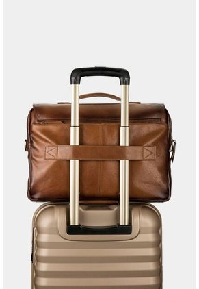 Maletín Portátil Ferrat De Cuero Para Hombre Doble Sistema De Cierre Maletín Portátil Ferrat De Cuero Para Hombre Doble Sistema De Cierre Miel Vélez